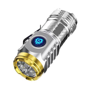outdoor equipment : Deilin LED Zaklamp - Zilver in Zilver van Pantino