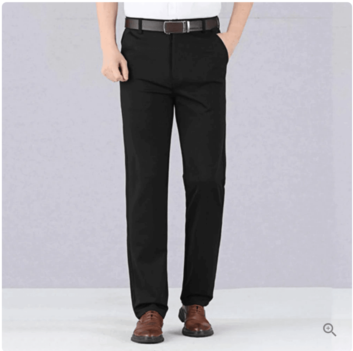 Pants : Pantalon Heren Blauw - Slacks - Stretch in van Pantino