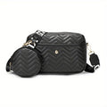 Torebka na ramię damska czarna - SlingBag - dla