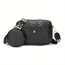 women's belt bag : Schoudertas Dames Zwart - SlingBag - Voor in Zwart van Pantinoshop