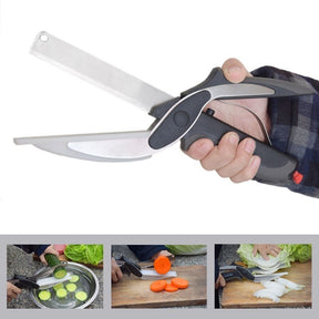 home & garden : Smartcutter 2 in 1 Keukenmes - Snijdt Voedsel Binnen Enkele Seconden in van Pantino