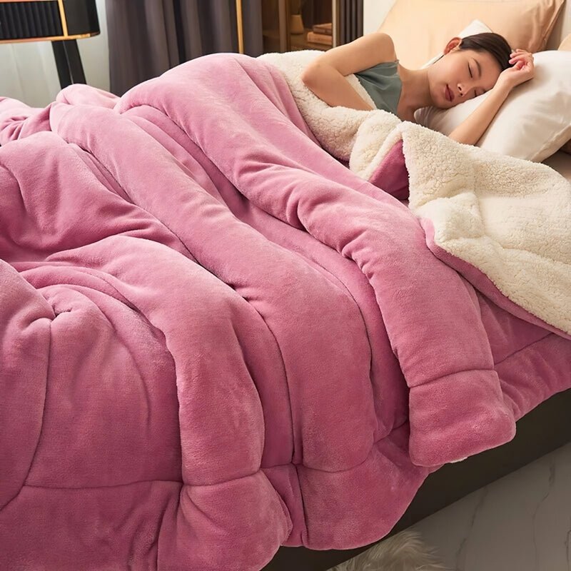 home & garden : SnuggleSoft - Omarm de Warmte Kant - Lichtgroen in magenta van Pantino
