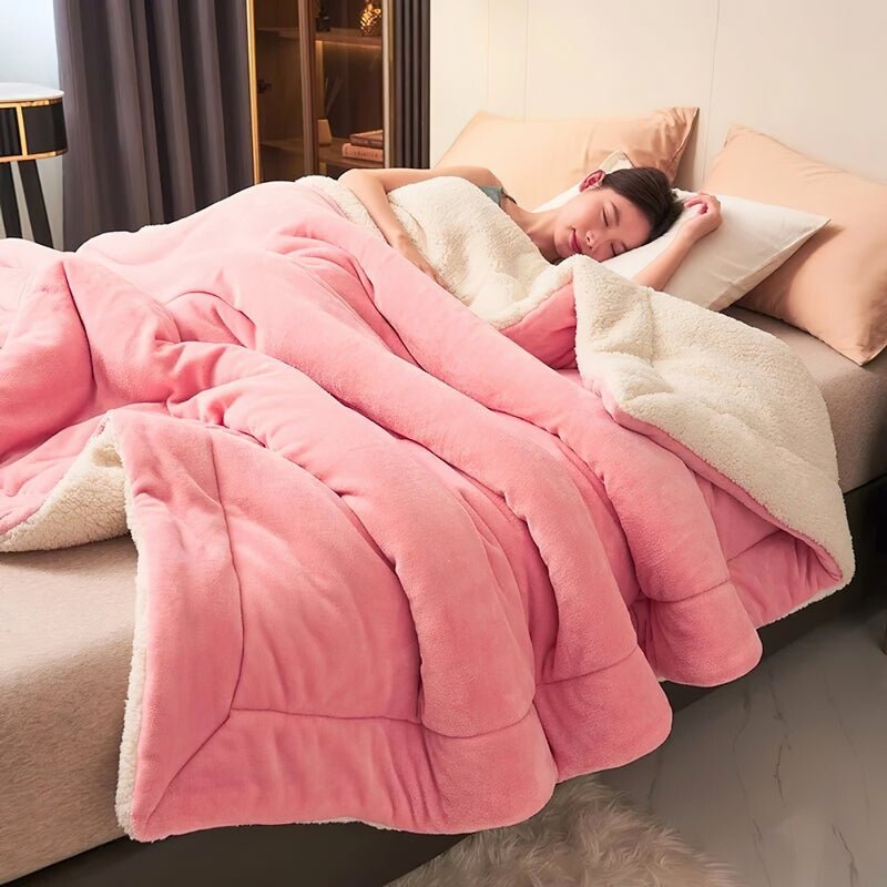 home & garden : SnuggleSoft - Omarm de Warmte Kant - Lichtgroen in roze van Pantino