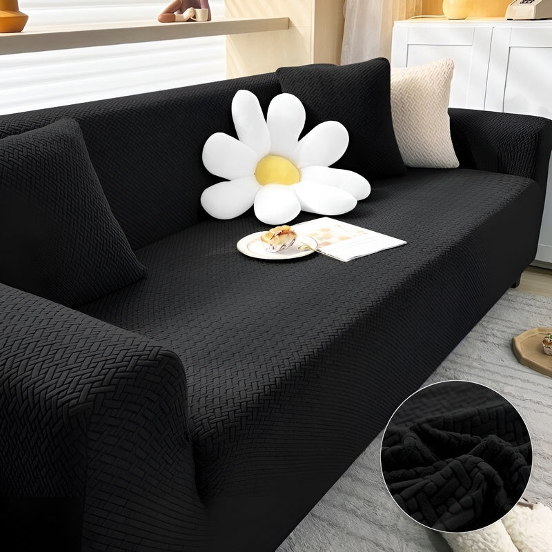 home & garden : SofaShield - Bescherm en Vernieuw Je Bank - Crème in Zwart van Pantino