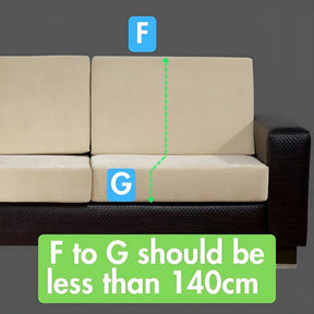 home & garden : SofaShield - Bescherm en Vernieuw Je Bank - Crème in van Pantino