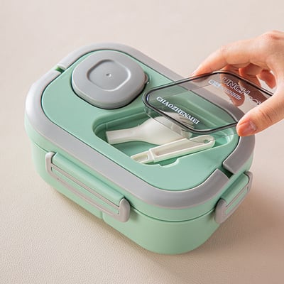 home & garden : LunchBox - Microware Bento Lunchbox - Groen in van Pantino