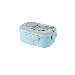 home & garden : LunchBox - Microware Bento Lunchbox - Groen in Blauw van Pantino