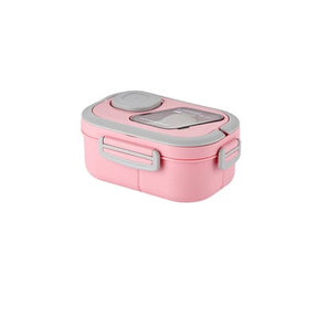 home & garden : LunchBox - Microware Bento Lunchbox - Groen in Roze van Pantino