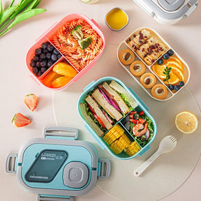 home & garden : LunchBox - Microware Bento Lunchbox - Groen in van Pantino