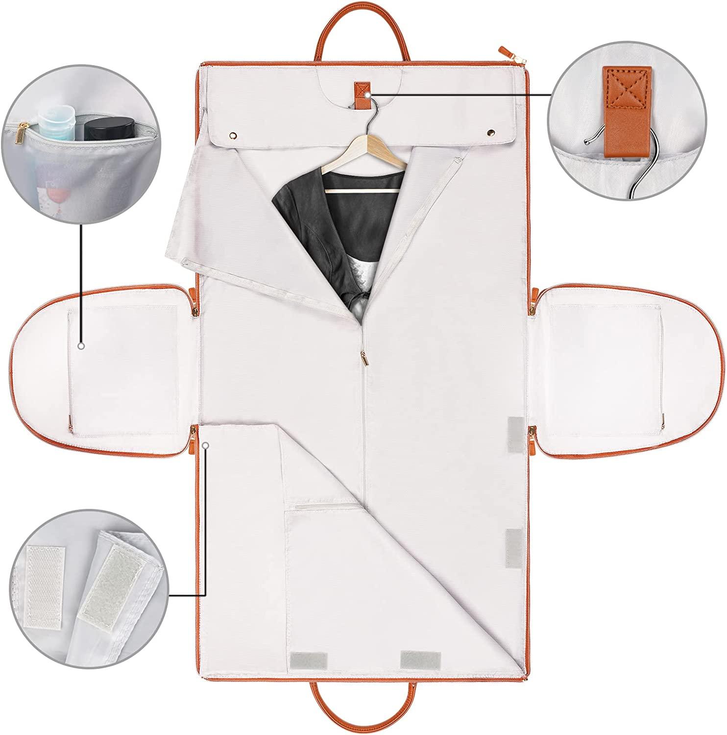 bags : SuitBag - Opvouwbare Opbergtas - Lichtroze in van Pantino