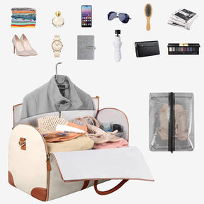 bags : SuitBag - Opvouwbare Opbergtas - Lichtroze in van Pantino