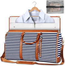 bags : SuitBag - Opvouwbare Opbergtas - Lichtroze in Blauw gestreept (4 op voorraad) van Pantino