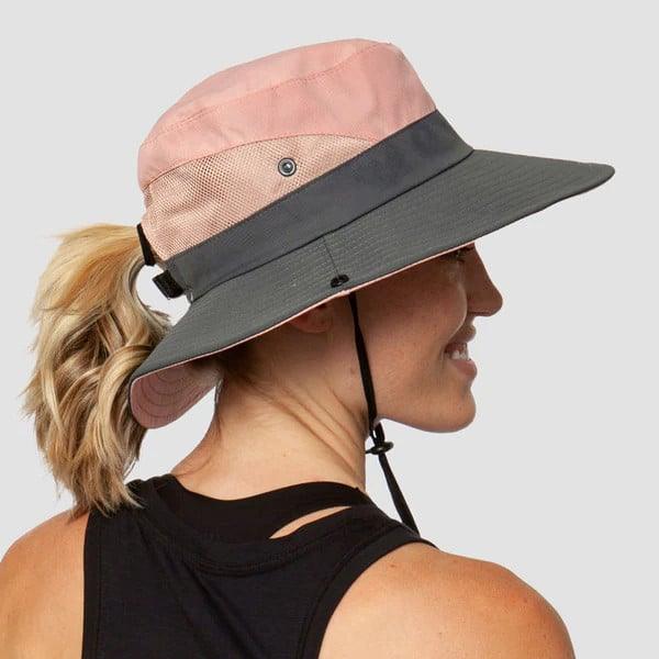 outdoor equipment : Zonnehoed Dames - Lichtroze UV-Bescherming - Verstelbaar & Opvouwbaar in van Pantino