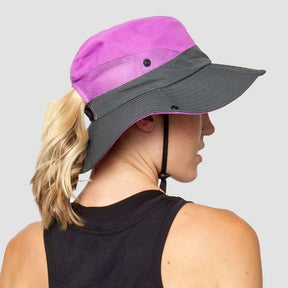 outdoor equipment : Zonnehoed Dames - Lichtroze UV-Bescherming - Verstelbaar & Opvouwbaar in van Pantino